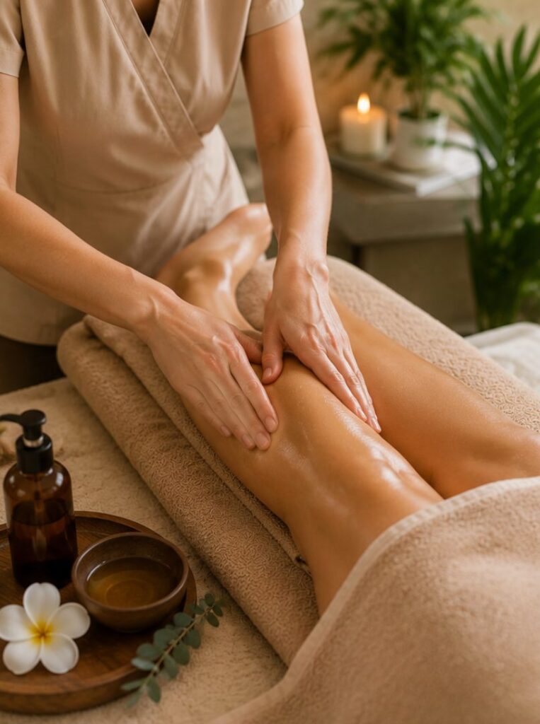 massage jambe